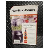 Hamilton Beach Stack & Press 2-Speed Food Chopper, 350 Watt.