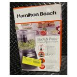 Hamilton Beach Stack & Press 2-Speed Food Chopper, 350 Watt.