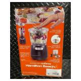 Hamilton Beach Stack & Press 2-Speed Food Chopper, 350 Watt.
