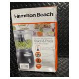 Hamilton Beach Stack and Press Food Chopper 3-Cup 350W