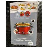 Hamilton Beach 8 Quart Slow Cooker Red - Serves 10+ People