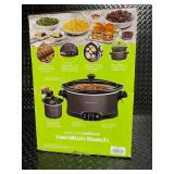 Hamilton Beach 7 Quart Programmable Stay or Go Slow Cooker.