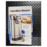 Hamilton Beach SureCut Stainless Steel Can Opener in Box