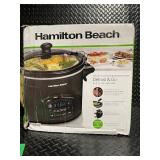 Hamilton Beach Defrost & Go Programmable 6 Quart Slow Cooker