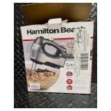 Hamilton Beach 6-Speed Hand Mixer with Attachments and Snap-On Case