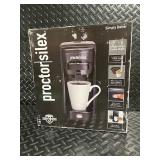 Proctor Silex Single-Serve Coffee Maker in Box