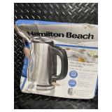 Hamilton Beach Stainless Steel 1.2L Electric Kettle 1500W Auto Shutoff