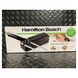 Hamilton Beach Electric Knife Set with Storage Case