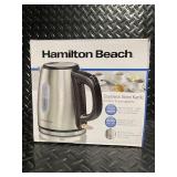 Hamilton Beach Stainless Steel Electric Kettle 1.2 Liter