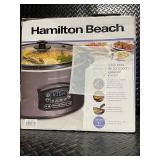 Hamilton Beach 6 Quart Programmable Defrost Slow Cooker with Temperature Probe