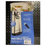 Hamilton Beach SureCut Stainless Steel Electric Can Opener in Box