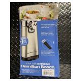 Hamilton Beach SureCut Stainless Steel Electric Can Opener in Box
