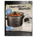 Hamilton Beach 3 Quart Slow Cooker with Stoneware and Glass Lid