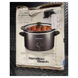 Hamilton Beach 3 Quart Slow Cooker with Stoneware and Glass Lid