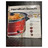 Hamilton Beach 8 Quart Slow Cooker in Red