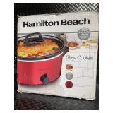 Hamilton Beach 6 Quart Slow Cooker in Red
