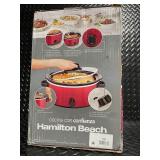 Hamilton Beach 6 Quart Slow Cooker in Red