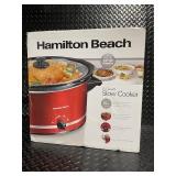 Hamilton Beach 8 Quart Slow Cooker in Red