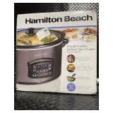 Hamilton Beach Programmable Defrost Slow Cooker 6 Quart