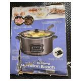 Hamilton Beach Programmable Defrost Slow Cooker 6 Quart