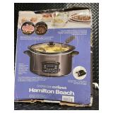 Hamilton Beach Programmable Defrost Slow Cooker 6 Quart
