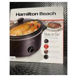 Hamilton Beach Stay or Go 6 Quart Slow Cooker in Box