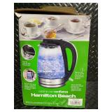 Hamilton Beach 1.7 Liter Glass Electric Kettle