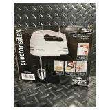 Proctor Silex 5-Speed Hand Mixer Model 62509G in Box