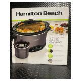 Hamilton Beach 7 Quart Programmable Stay or Go Slow Cooker with Bonus Little Dipper