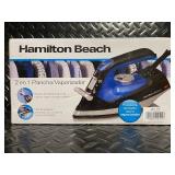 Hamilton Beach 2 in 1 Iron and Garment Steamer, Model 14525F