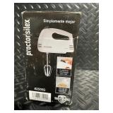 Proctor Silex 5-Speed Hand Mixer Model 62509G