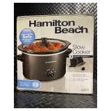 Hamilton Beach 3 Quart Slow Cooker with Stoneware and Glass Lid