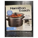 Hamilton Beach 3 Quart Slow Cooker with Stoneware and Glass Lid