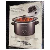 Hamilton Beach 3 Quart Slow Cooker with Stoneware and Glass Lid