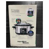 Hamilton Beach 6-Quart Programmable Stay or Go Slow Cooker