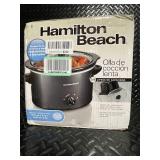 Hamilton Beach 3 Quart Slow Cooker with Glass Lid