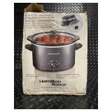 Hamilton Beach 3 Quart Slow Cooker with Glass Lid
