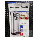 Hamilton Beach SureCut Stainless Steel Can Opener in Box