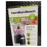 Hamilton Beach Stack & Press 3 Cup Food Chopper