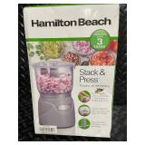 Hamilton Beach Stack & Press 3-Cup Food Chopper