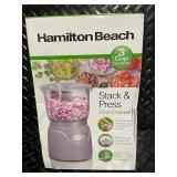 Hamilton Beach Stack & Press 3-Cup Food Chopper