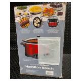 Hamilton Beach 7 Quart Programmable Slow Cooker Red