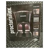Proctor Silex 12-Cup Coffee Maker Compact Drip Machine