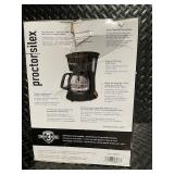 Proctor Silex 12-Cup Coffee Maker Compact Drip Machine