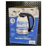 Hamilton Beach Glass Electric Kettle 1 Liter 40930G