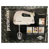 Proctor Silex 5-Speed Hand Mixer 62509G with Bowl Rest