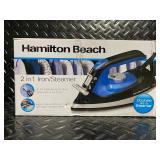 Hamilton Beach 2-in-1 Iron and Garment Steamer, Model 14525F.