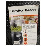 Hamilton Beach Stack & Press 3-Cup Food Chopper with 350W Motor