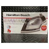 Hamilton Beach Full-Size Nonstick Iron with Powerful Steam