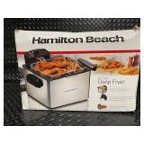 Hamilton Beach 21 Cup Deep Fryer with Basket and Adjustable Temperature Control